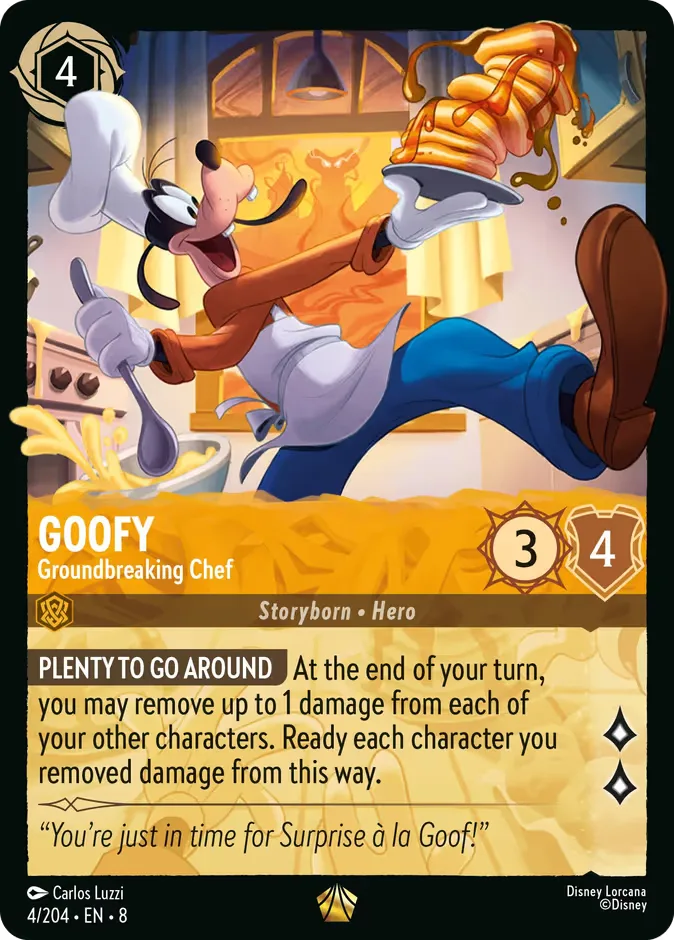 Goofy #4 Reign of Jafar Disney Lorcana card
