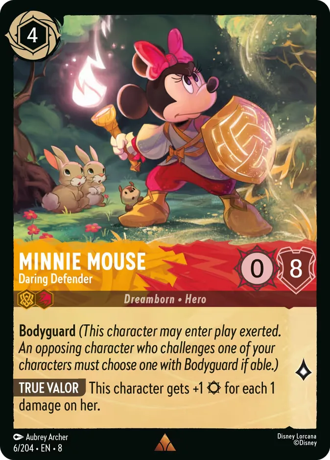 Minnie Mouse #6 Reign of Jafar Disney Lorcana card