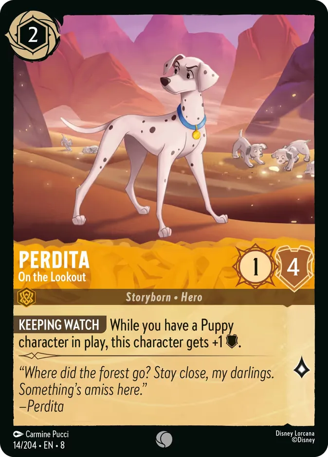 Perdita #14 Reign of Jafar Disney Lorcana card