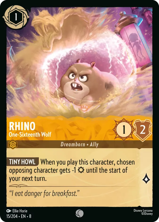 Rhino #15 Reign of Jafar Disney Lorcana card