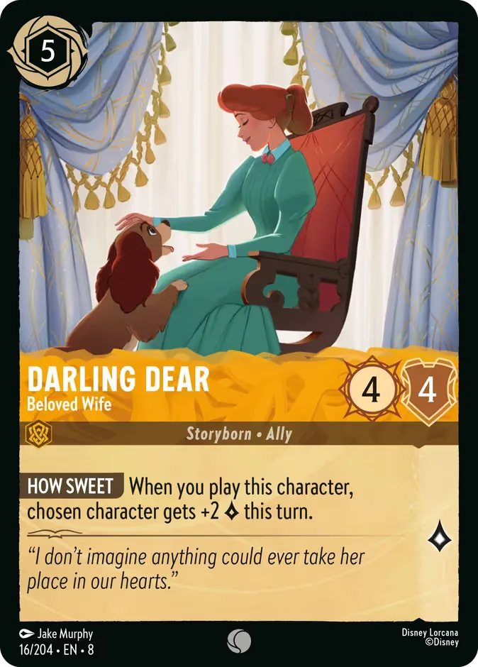 Darling Dear #16 Reign of Jafar Disney Lorcana card