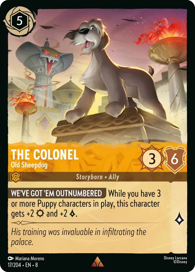The Colonel #17 Reign of Jafar Disney Lorcana card