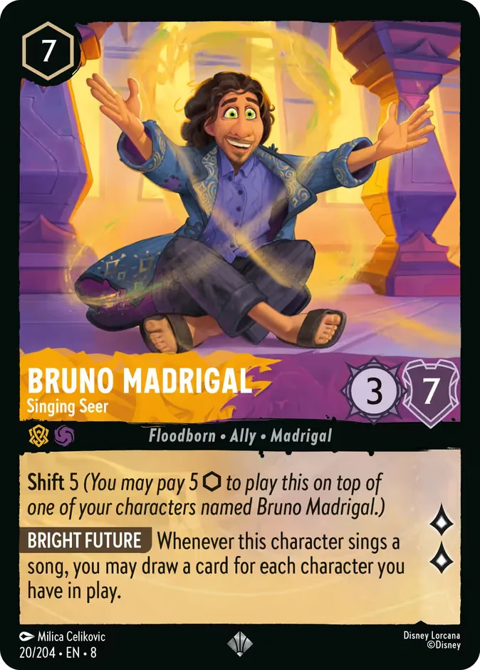 Bruno Madrigal #20 Reign of Jafar Disney Lorcana card