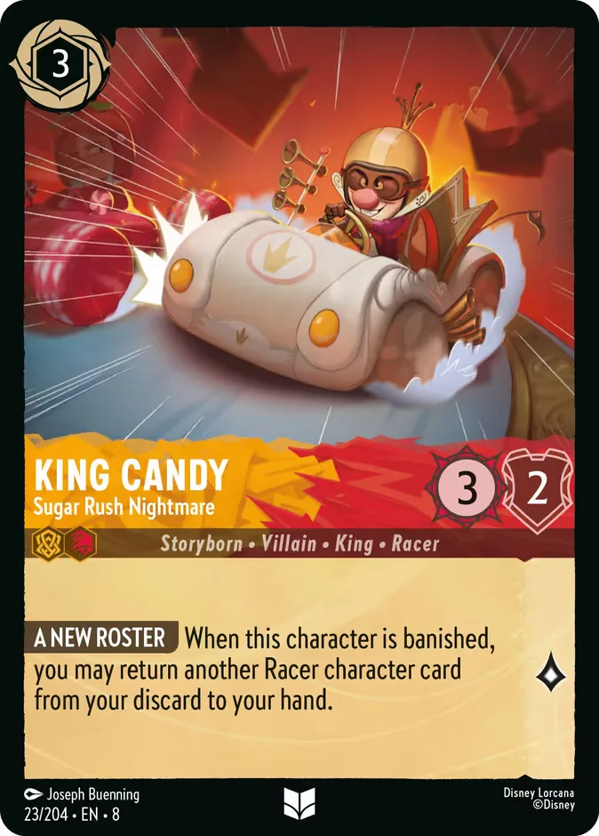 King Candy #23 Reign of Jafar Disney Lorcana card