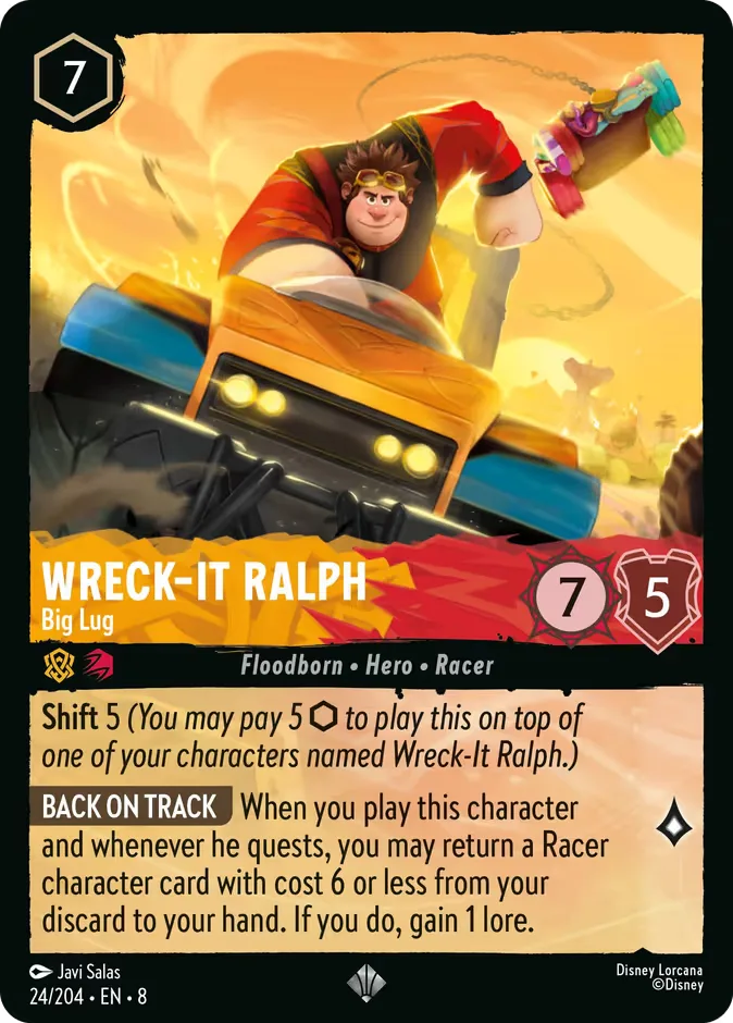 Wreck-It Ralph #24 Reign of Jafar Disney Lorcana card