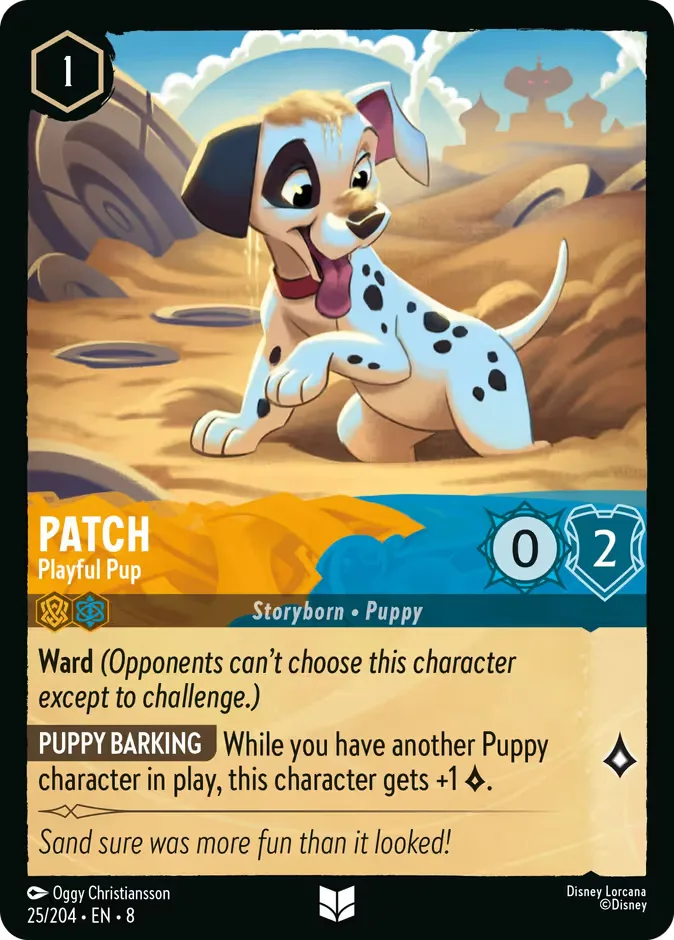 Patch #25 Reign of Jafar Disney Lorcana card