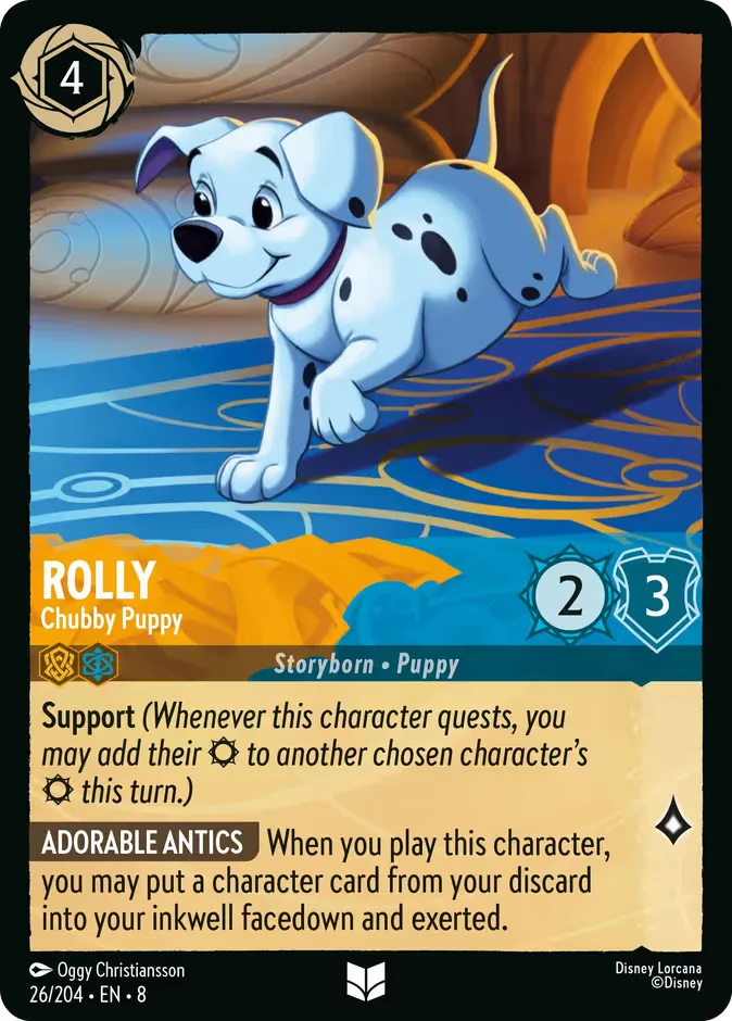 Rolly #26 Reign of Jafar Disney Lorcana card