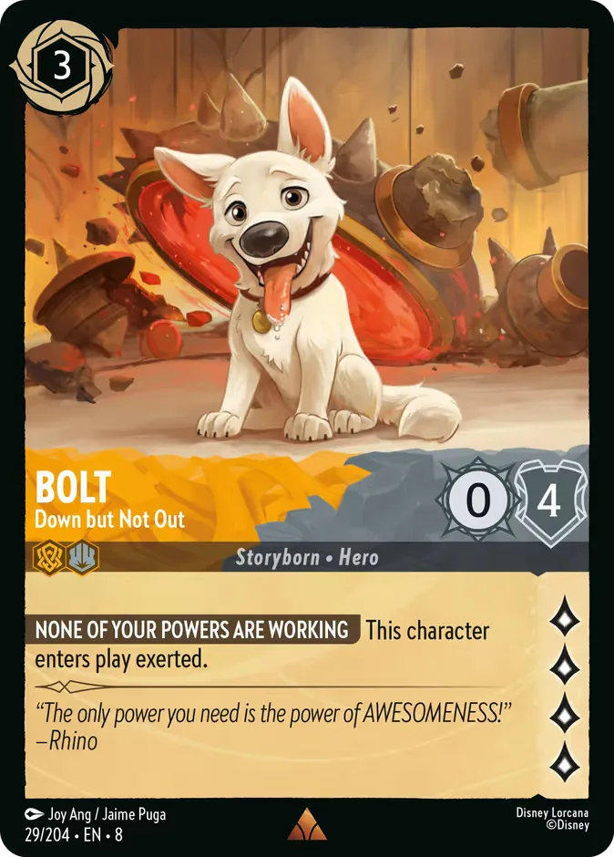 Bolt #29 Reign of Jafar Disney Lorcana card