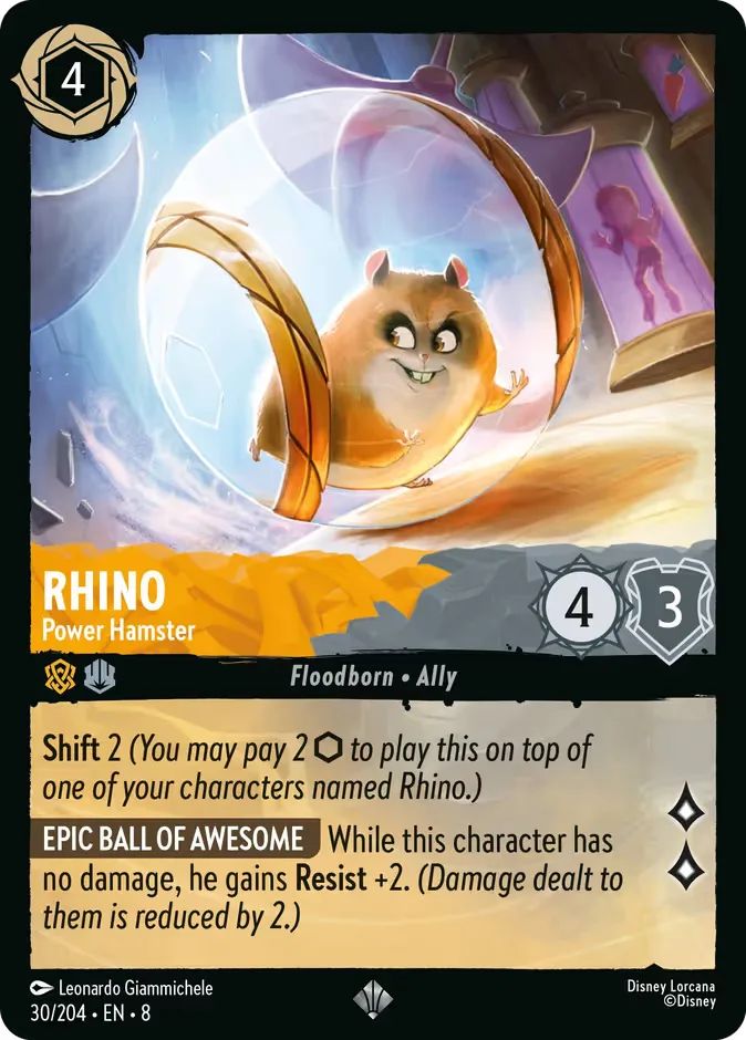 Rhino #30 Reign of Jafar Disney Lorcana card