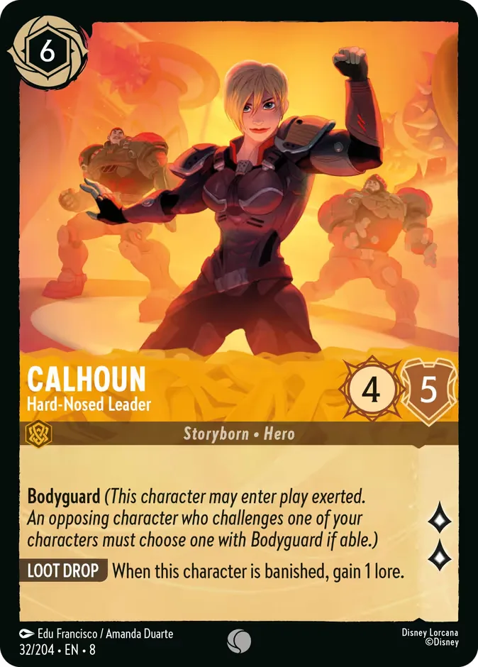 Calhoun #32 Reign of Jafar Disney Lorcana card