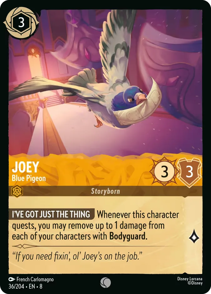 Joey #36 Reign of Jafar Disney Lorcana card