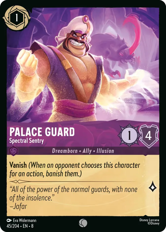Palace Guard #45 Reign of Jafar Disney Lorcana card