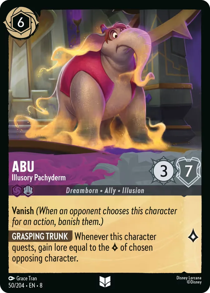 Abu #50 Reign of Jafar Disney Lorcana card