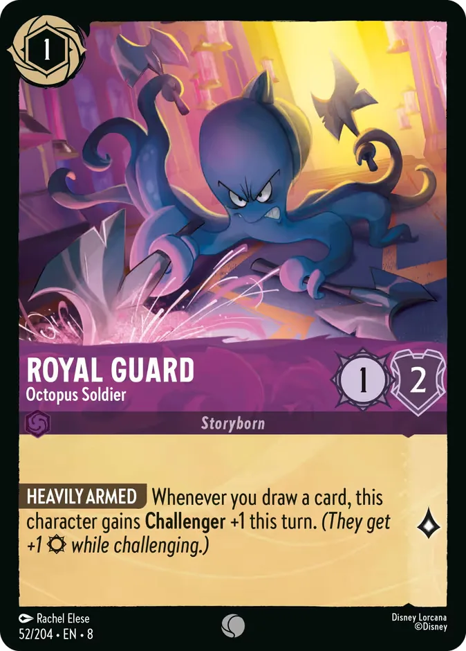 Royal Guard #52 Reign of Jafar Disney Lorcana card