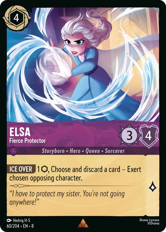 Elsa #60 Reign of Jafar Disney Lorcana card
