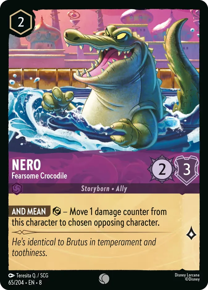 Nero #65 Reign of Jafar Disney Lorcana card