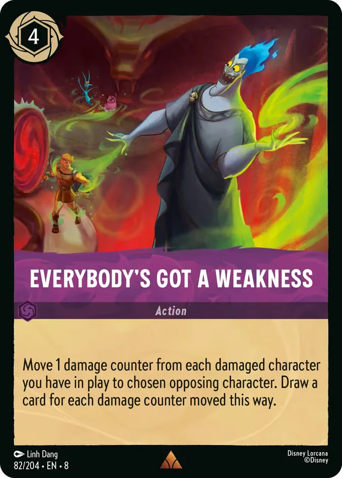 Everybody's Got a Weakness #82 Reign of Jafar Disney Lorcana card