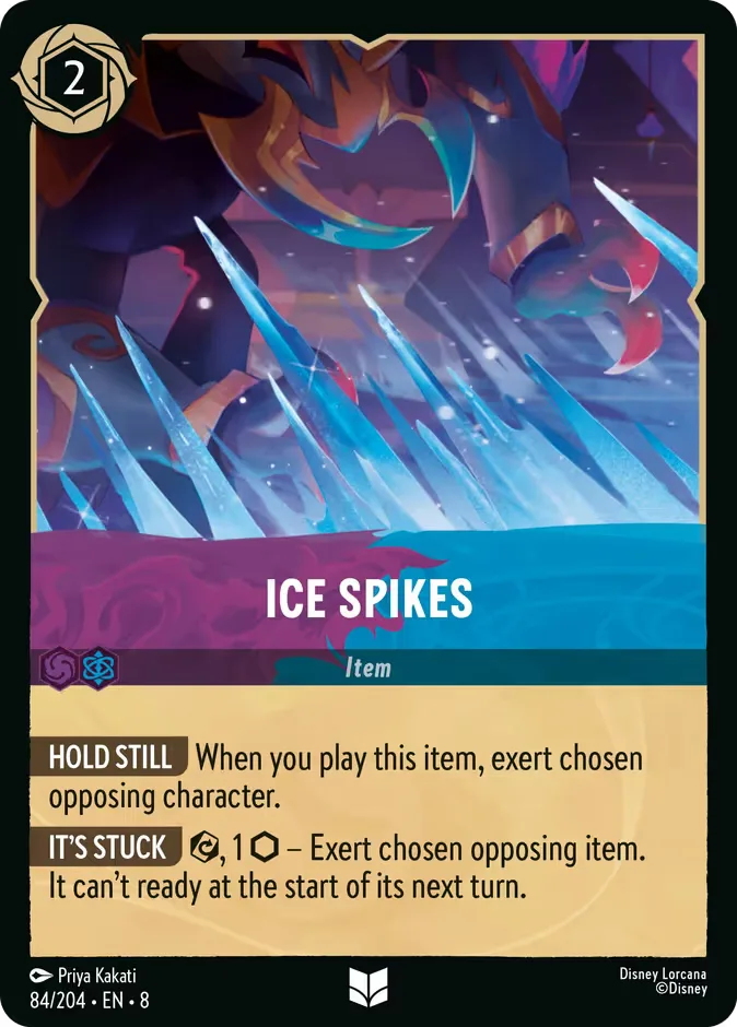 Ice Spikes #84 Reign of Jafar Disney Lorcana card