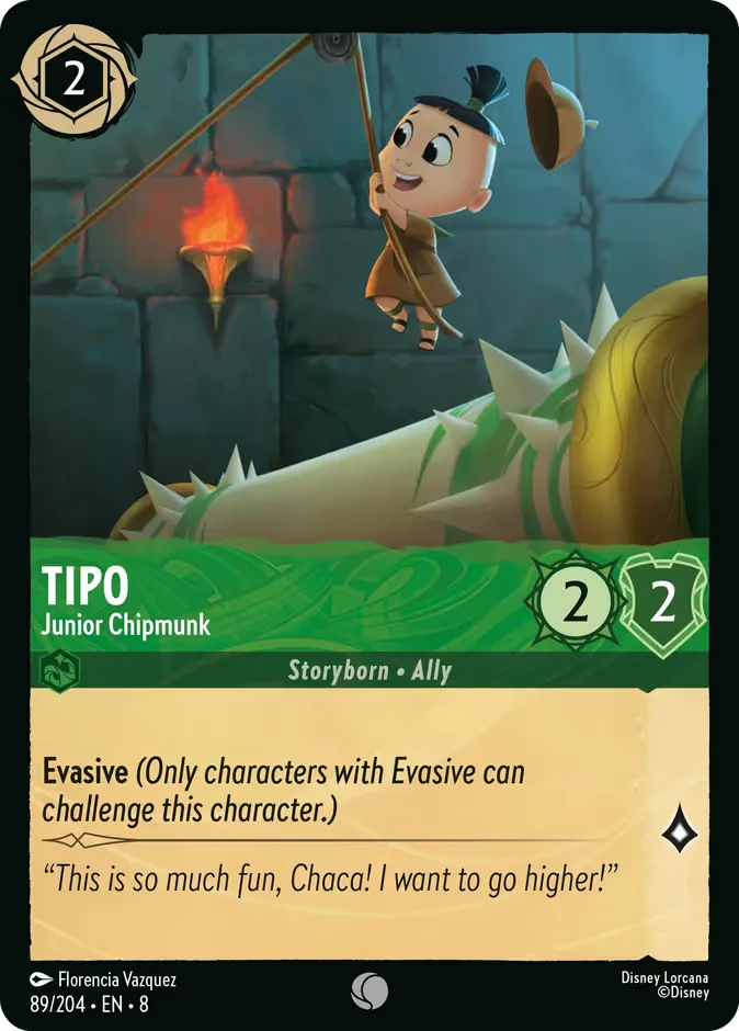 Tipo #89 Reign of Jafar Disney Lorcana card