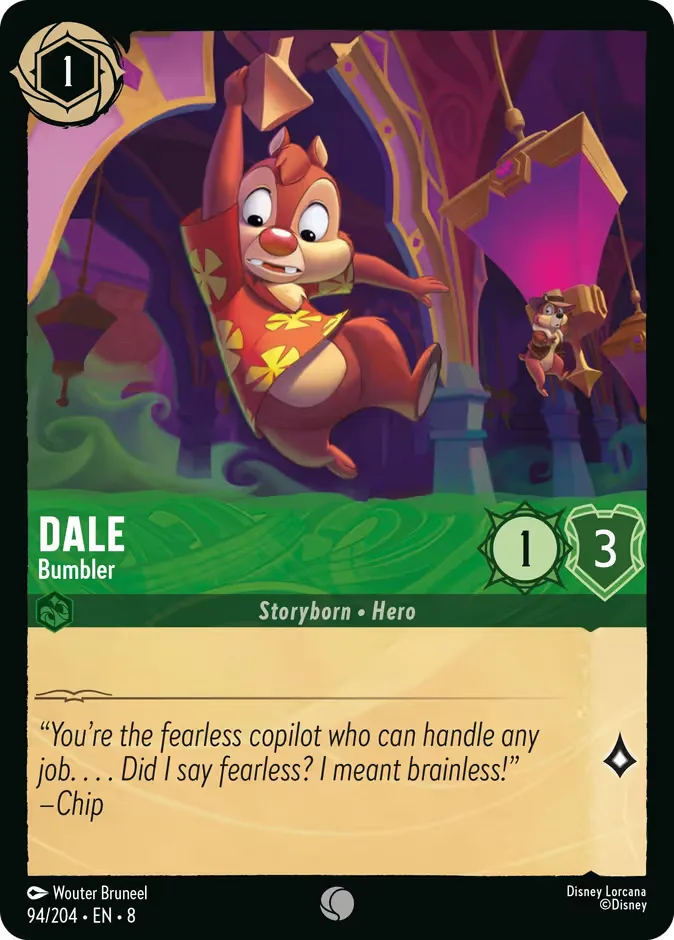 Dale #94 Reign of Jafar Disney Lorcana card