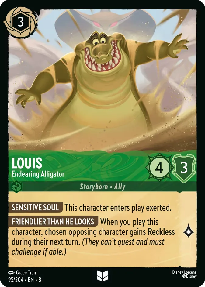 Louis #95 Reign of Jafar Disney Lorcana card