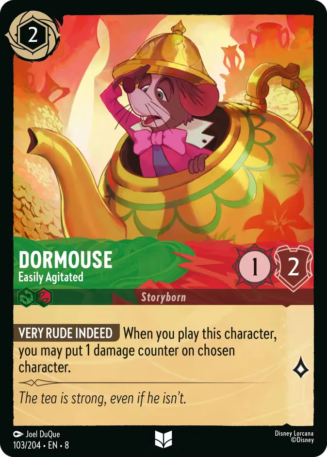Dormouse #103 Reign of Jafar Disney Lorcana card