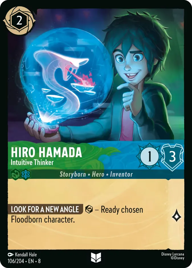 Hiro Hamada #106 Reign of Jafar Disney Lorcana card