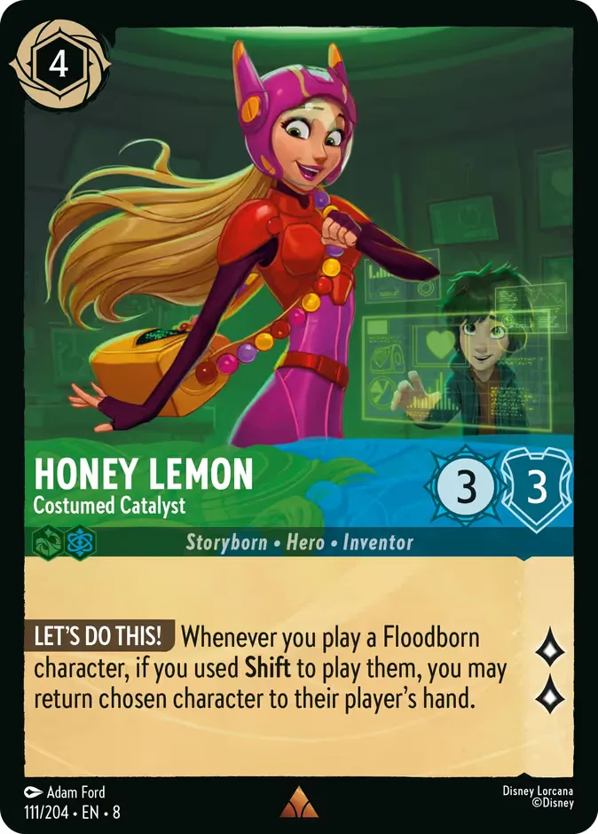 Honey Lemon #111 Reign of Jafar Disney Lorcana card