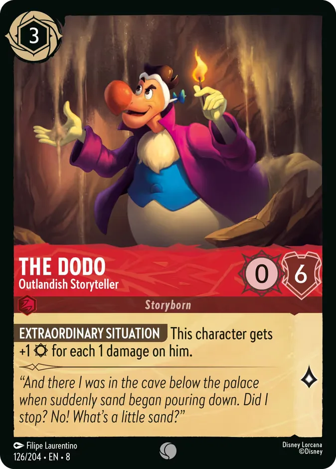 The Dodo #126 Reign of Jafar Disney Lorcana card
