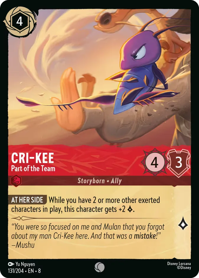 Cri-Kee #131 Reign of Jafar Disney Lorcana card