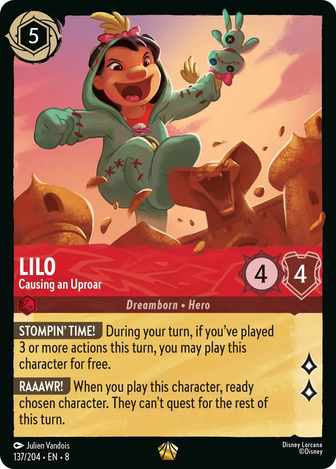 Lilo #137 Reign of Jafar Disney Lorcana card