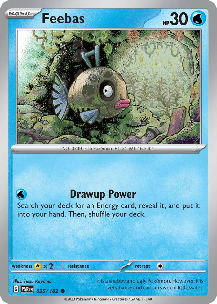 Feebas #35 Paradox Rift Pokemon card