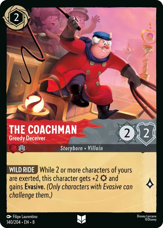 The Coachman #140 Reign of Jafar Disney Lorcana card