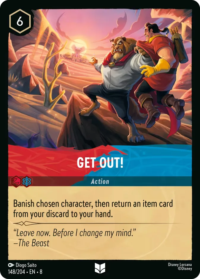 Get Out! #148 Reign of Jafar Disney Lorcana card