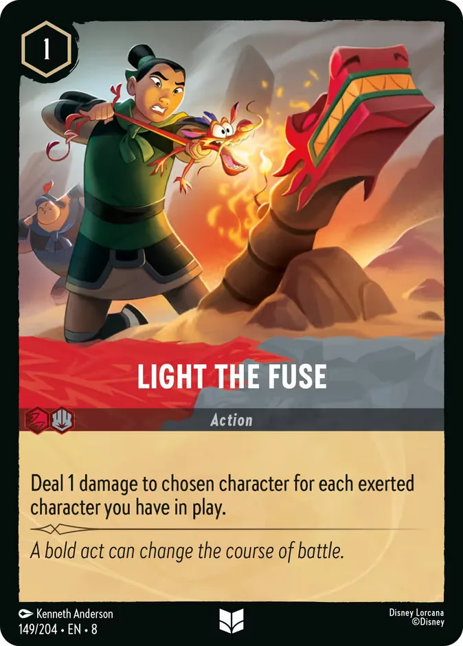 Light the Fuse #149 Reign of Jafar Disney Lorcana card