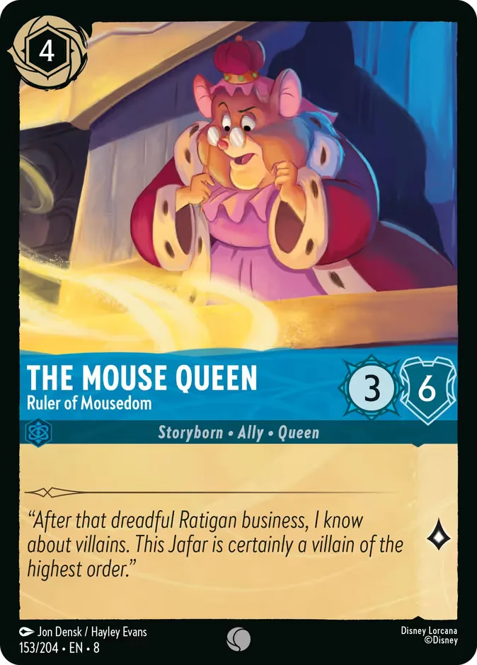 The Mouse Queen #153 Reign of Jafar Disney Lorcana card