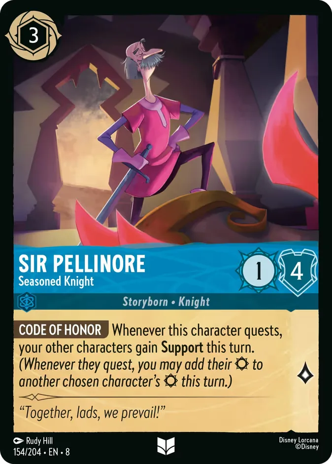 Sir Pellinore #154 Reign of Jafar Disney Lorcana card
