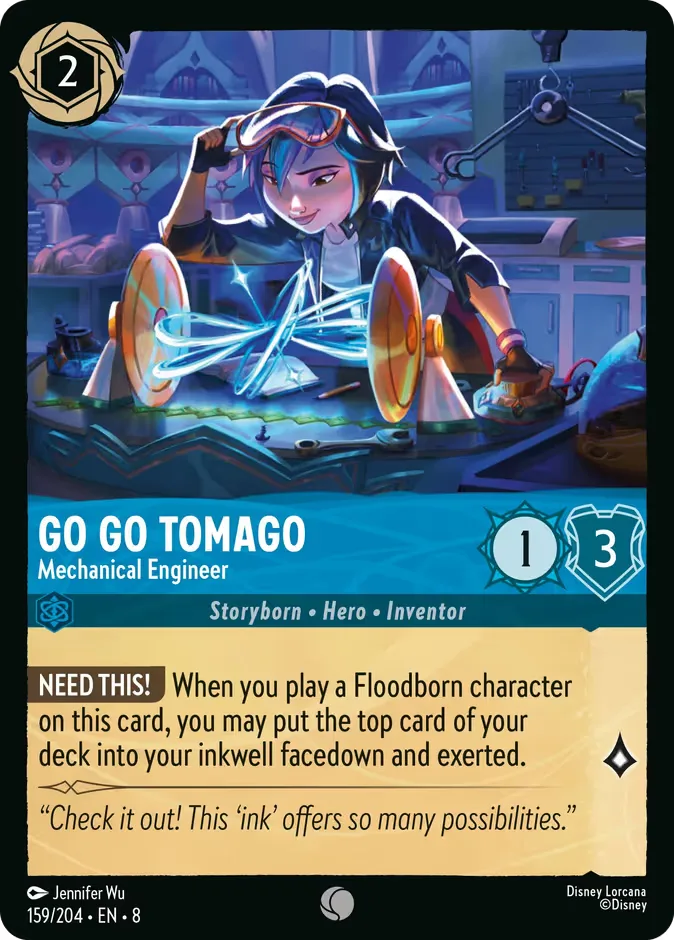 Go Go Tomago #159 Reign of Jafar Disney Lorcana card