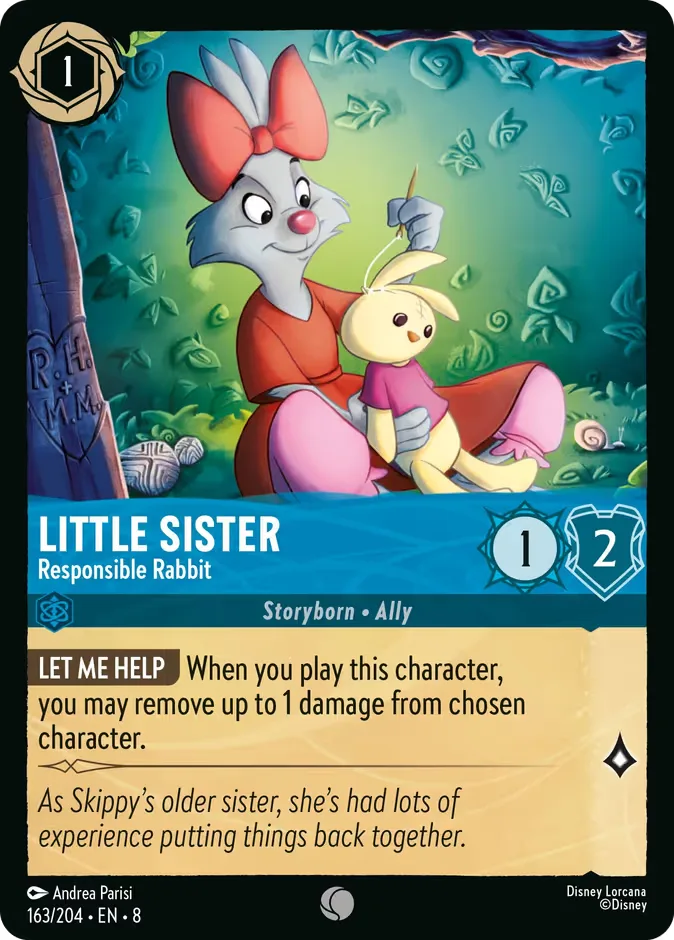 Little Sister #163 Reign of Jafar Disney Lorcana card