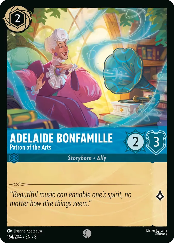 Adelaide Bonfamille #164 Reign of Jafar Disney Lorcana card