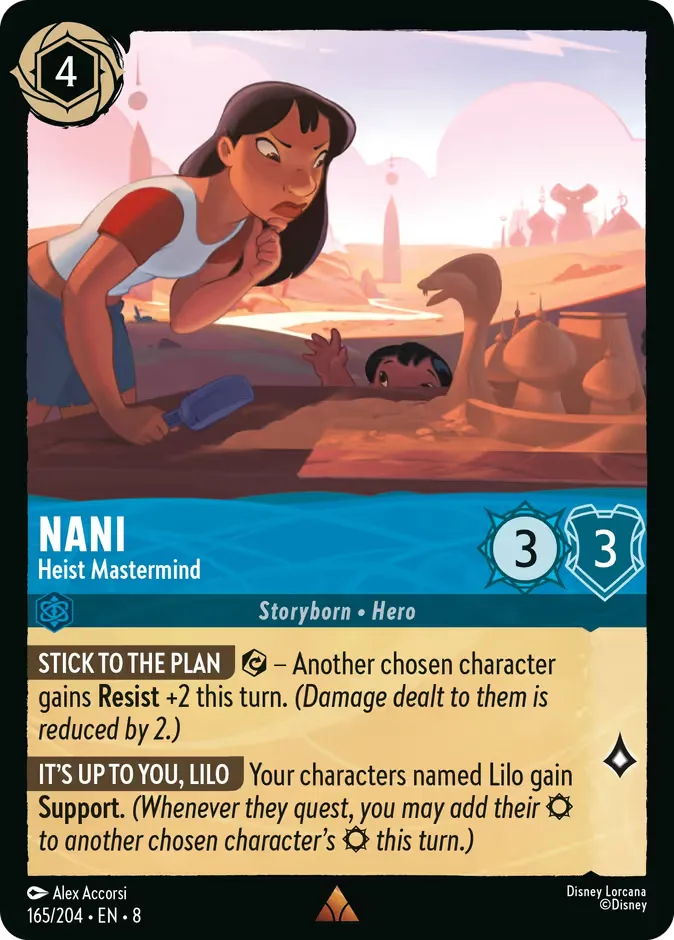 Nani #165 Reign of Jafar Disney Lorcana card