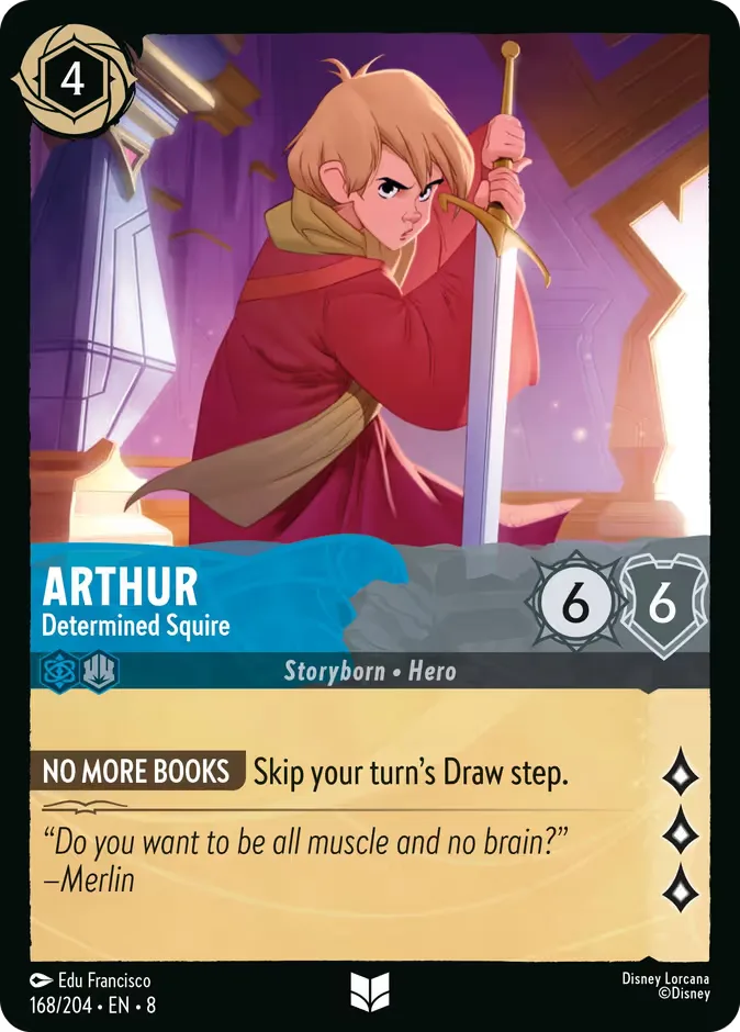 Arthur #168 Reign of Jafar Disney Lorcana card
