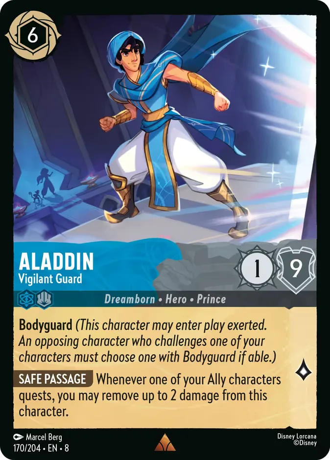 Aladdin #170 Reign of Jafar Disney Lorcana card