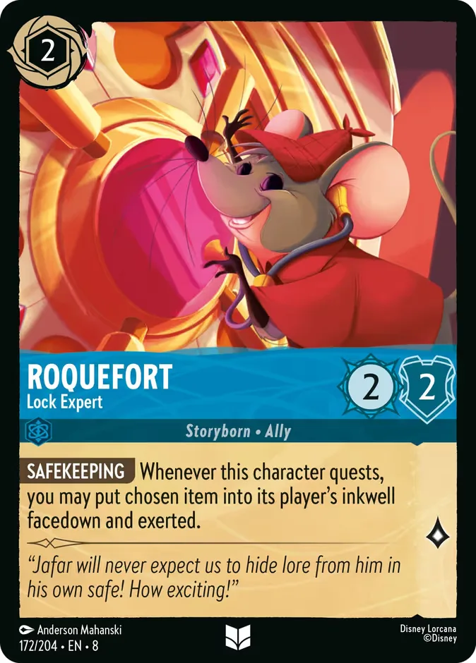 Roquefort #172 Reign of Jafar Disney Lorcana card