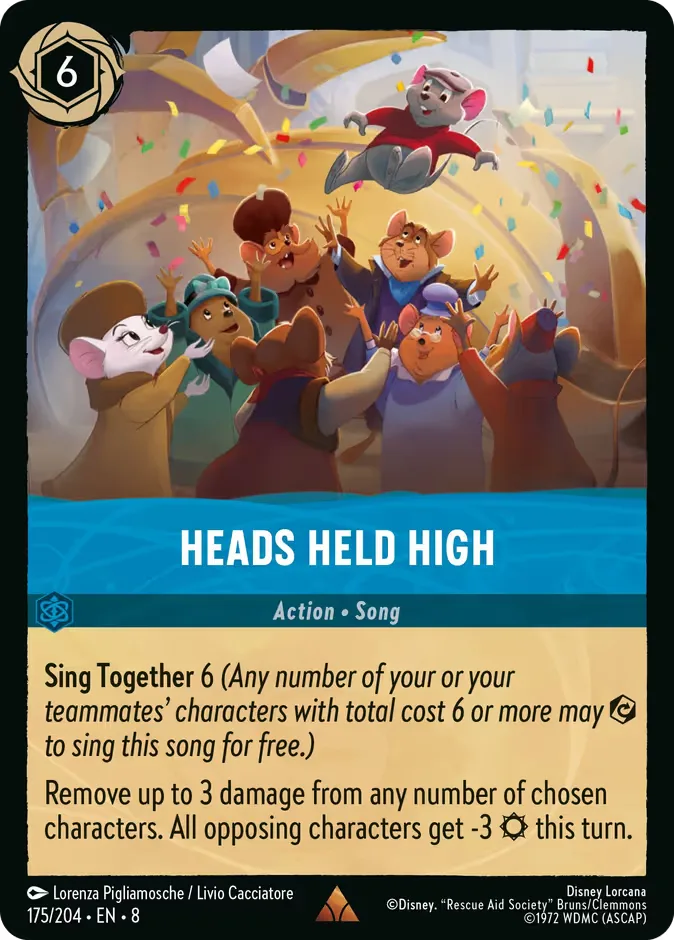 Heads Held High #175 Reign of Jafar Disney Lorcana card