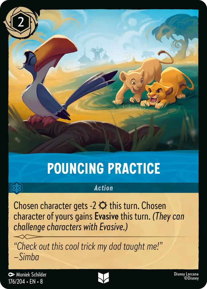 Pouncing Practice #176 Reign of Jafar Disney Lorcana card