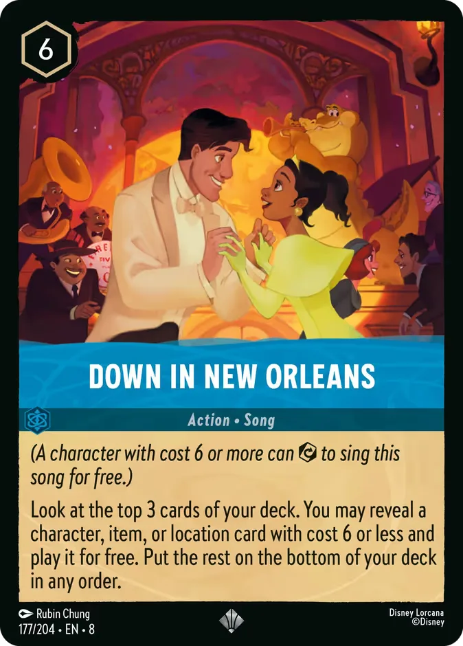 Down in New Orleans #177 Reign of Jafar Disney Lorcana card