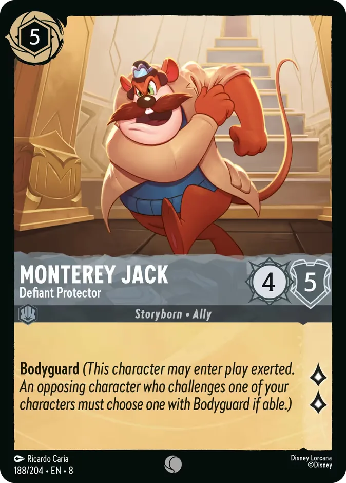 Monterey Jack #188 Reign of Jafar Disney Lorcana card