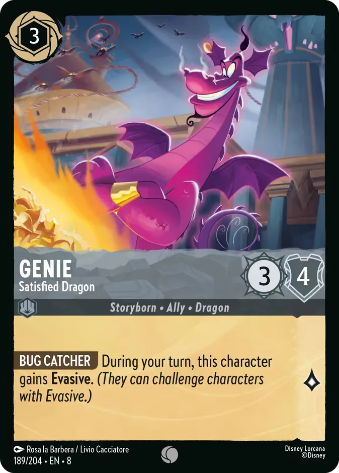 Genie #189 Reign of Jafar Disney Lorcana card