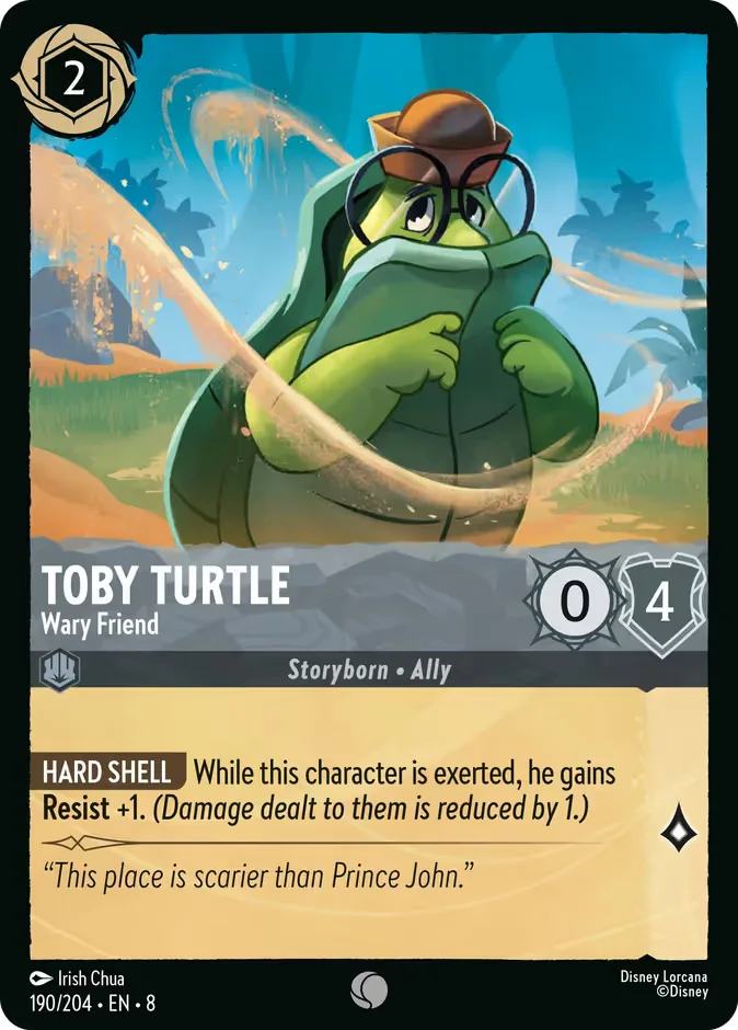 Toby Turtle #190 Reign of Jafar Disney Lorcana card